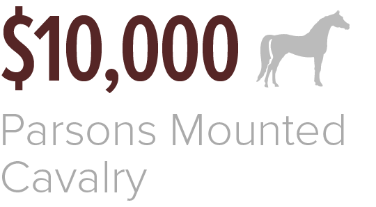 In 2019 the Association of Former Students provided $10,000 to Parsons Mounted Cavalry