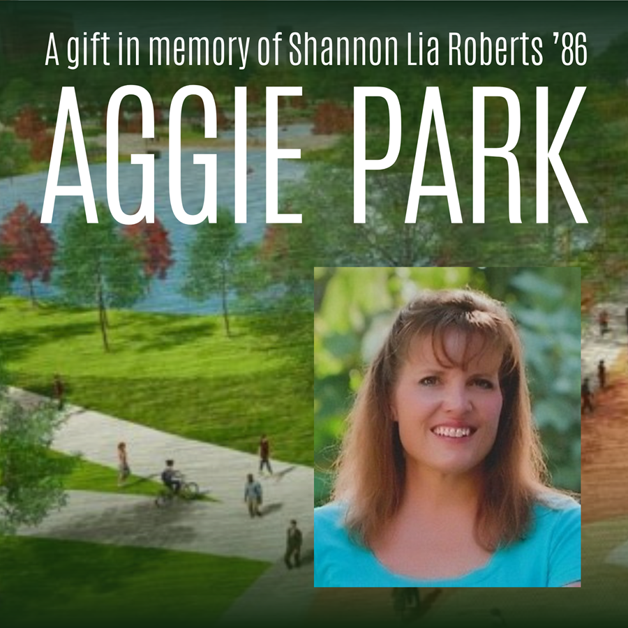 Roberts ’85 Honors Wife With $8 Million Lead Aggie Park Gift