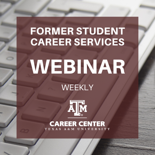 Career resources available for Aggies from A&M Career Center